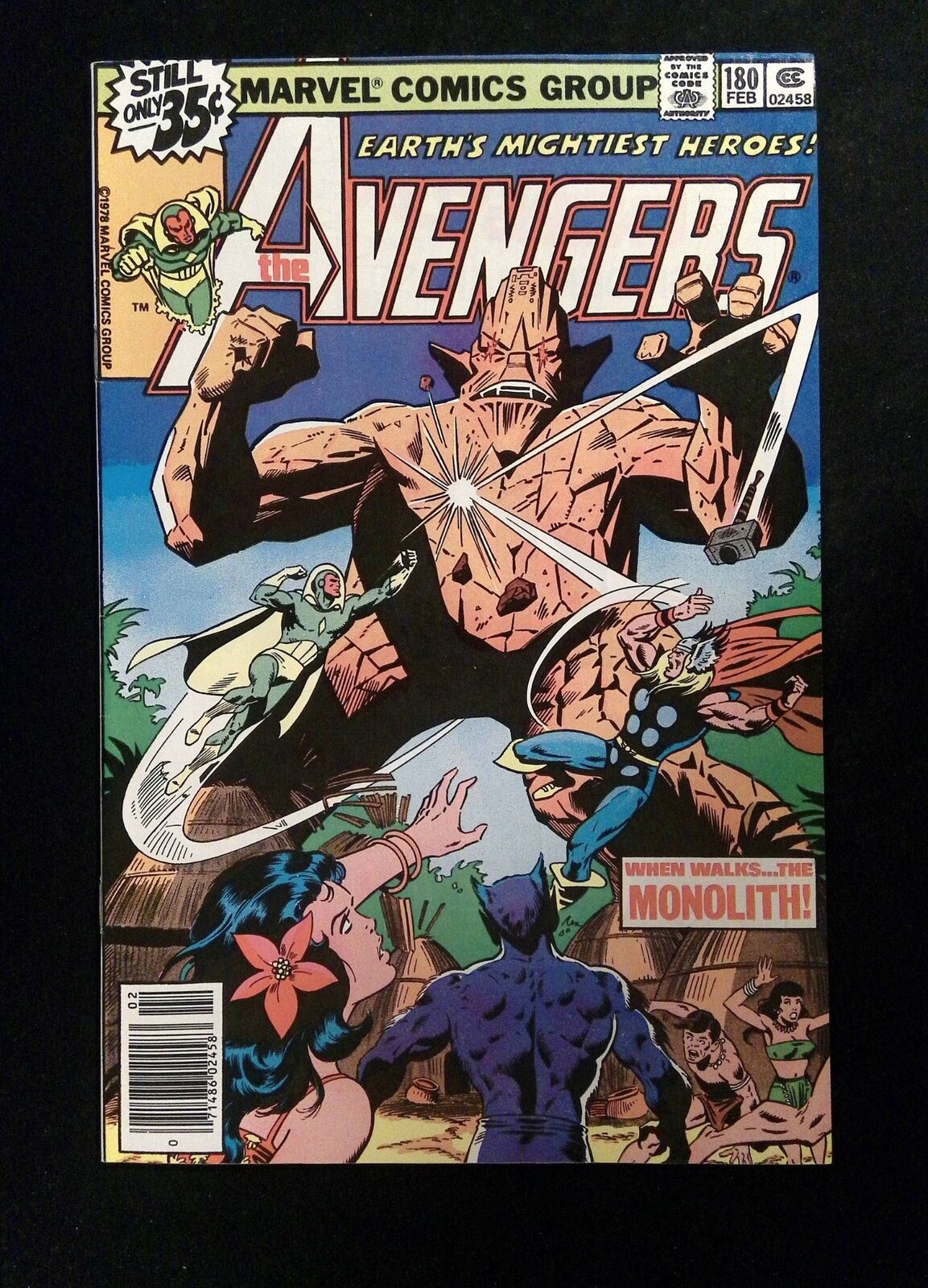 Avengers #180 Marvel Comics 1979 VF+ Newsstand