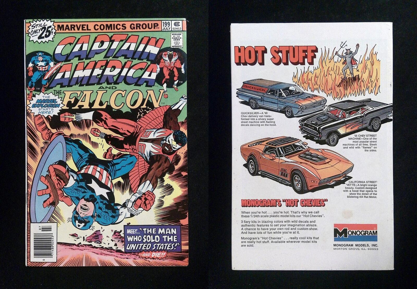 Captain America #199 Marvel Comics 1976 VF Newsstand