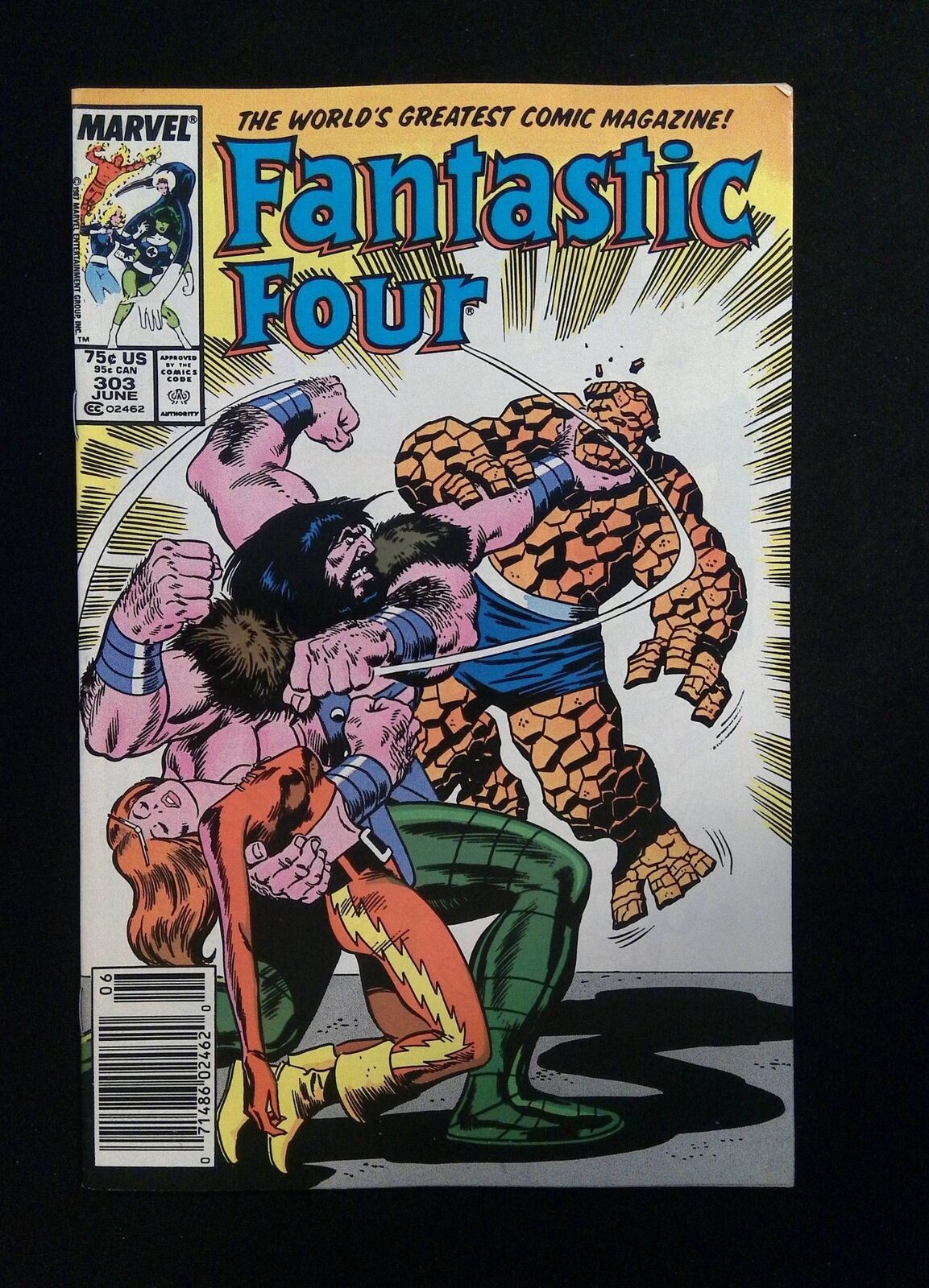 Fantastic Four #303 MARVEL Comics 1987 VF+ NEWSSTAND