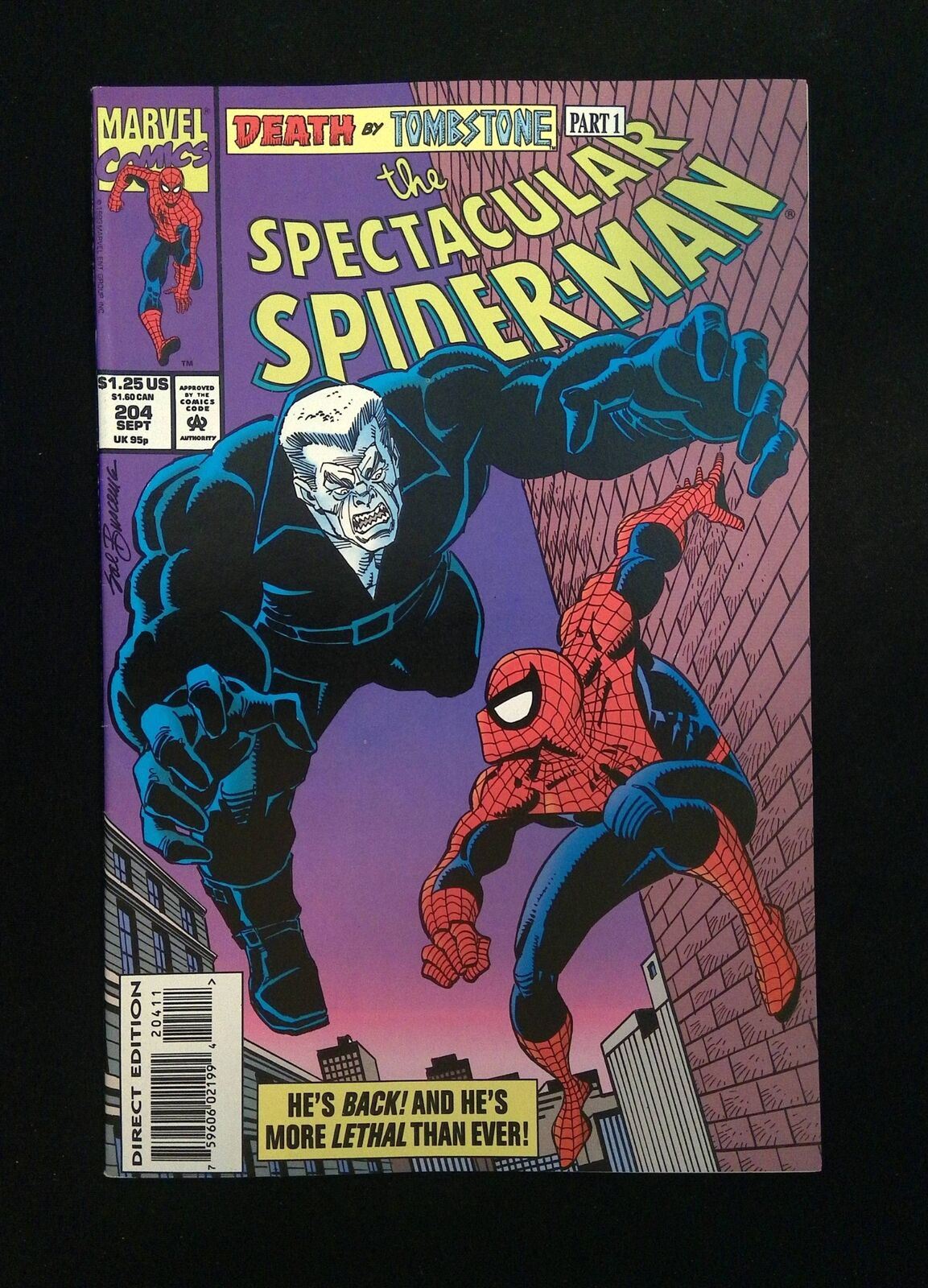 Spertacular Spider-Man #204 MARVEL Comics 1993 VF+