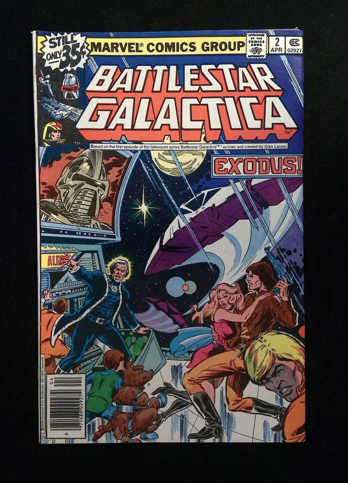 Battlestar Galactica #2 MARVEL Comics 1979 FN/VF NEWSSTAND