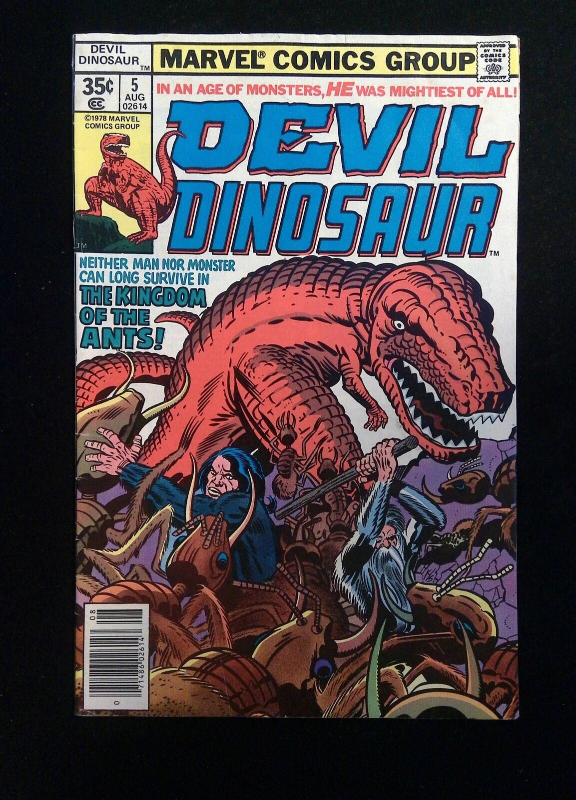 Devil Dinosaur #5 MARVEL Comics 1978 FN+ NEWSSTAND