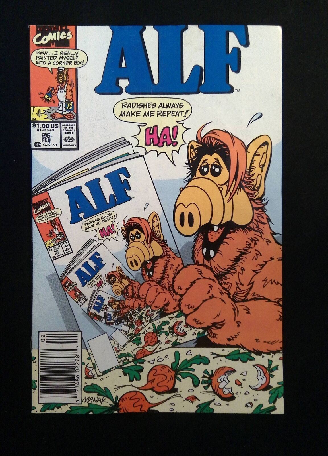 Alf #26 MARVEL Comics 1990 VF- NEWSSTAND