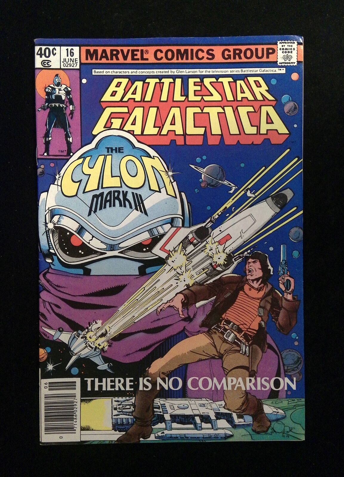 Battlestar Galactica #16 MARVEL Comics 1980 VF- NEWSSTAND