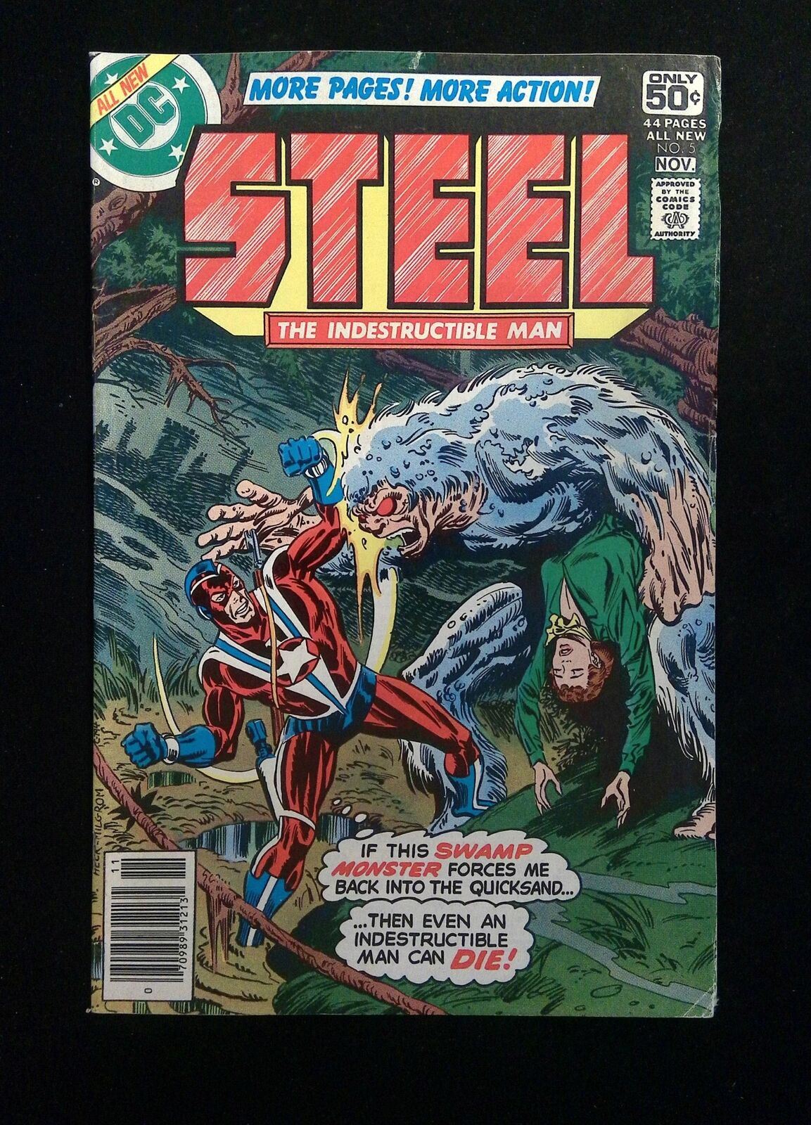 Steel The Indestructible Man #5 DC Comics 1978 FN/VF NEWSSTAND
