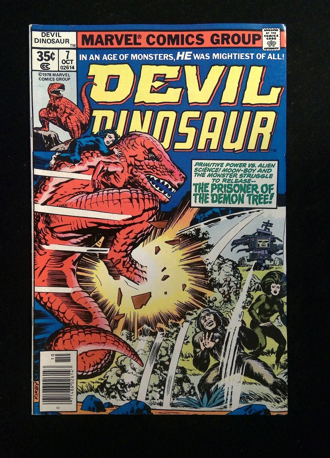 Devil Dinosaur #7 MARVEL Comics 1978 VF NEWSSTAND