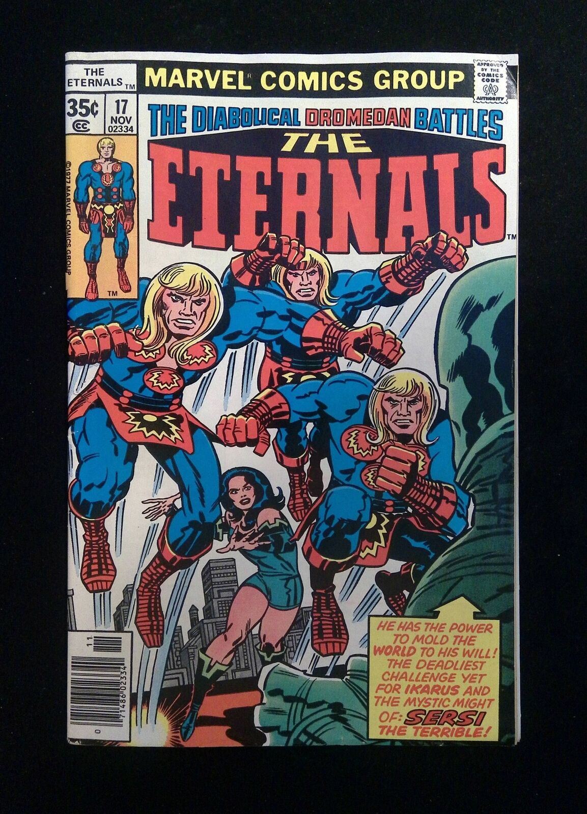 Eternals #17 MARVEL Comics 1977 FN+ NEWSSTAND