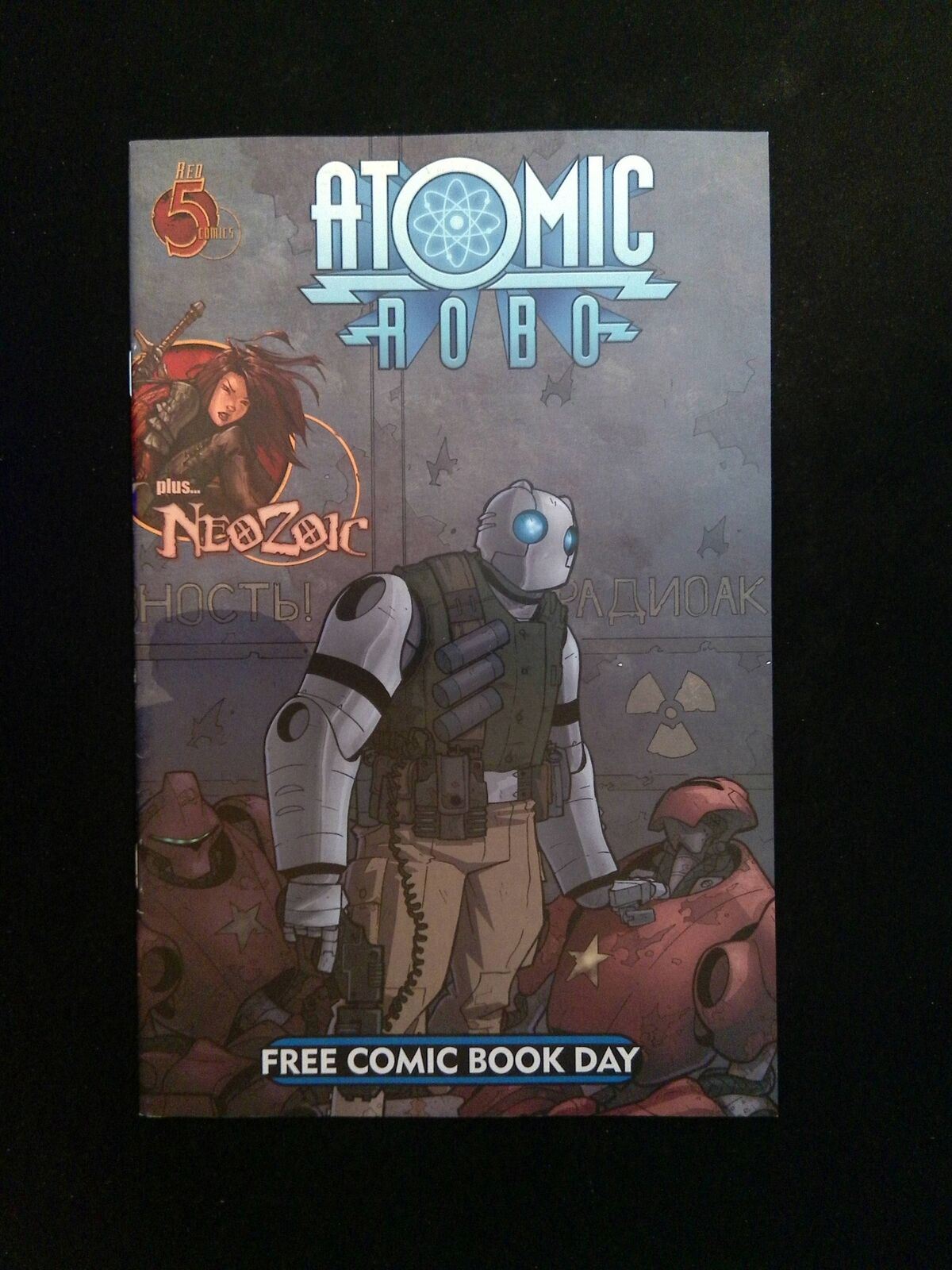 Atomic robo (FCBD) #2008 RED 5 Comics 2008 VF+