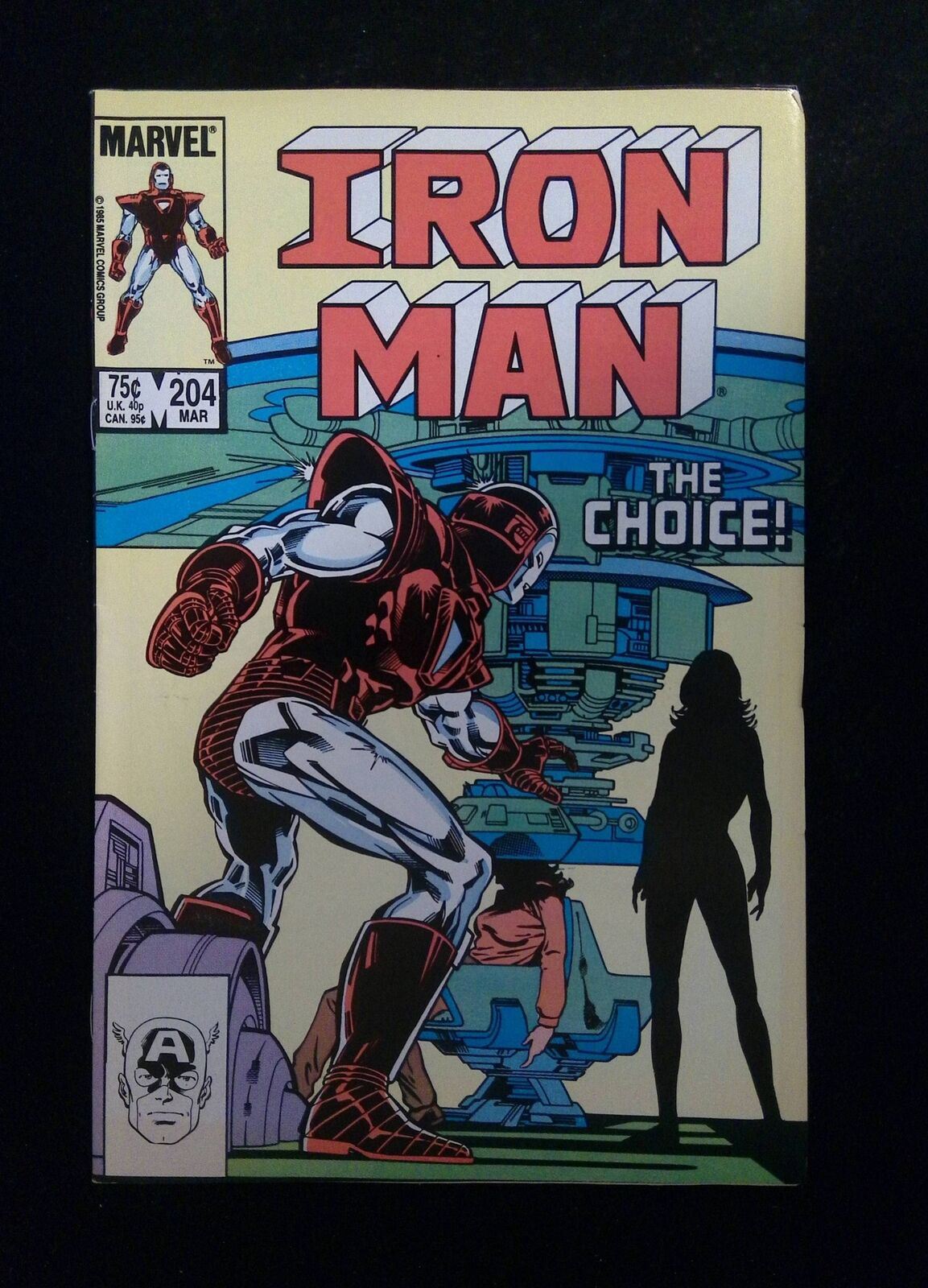 Iron Man #204 MARVEL Comics 1986 FN/VF