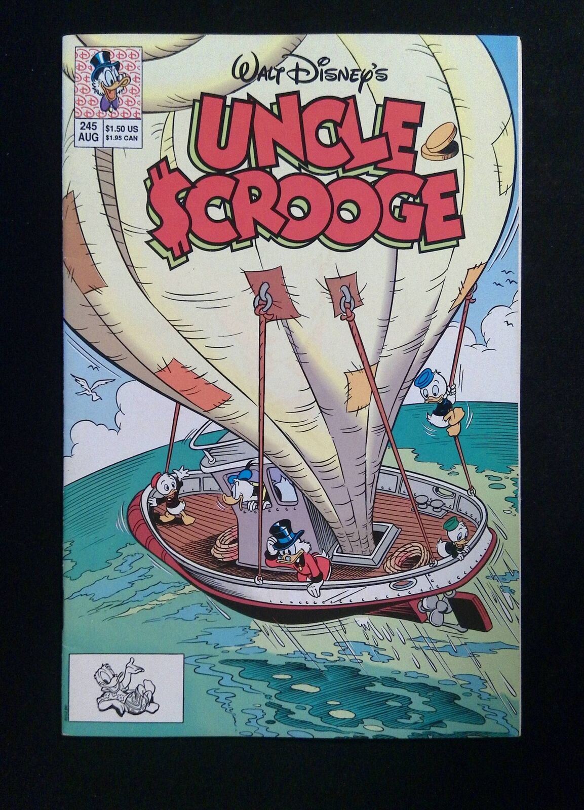 Uncle Scrooge #245 DELL/GOLD KEY/WHITMAN Comics 1990 VF+