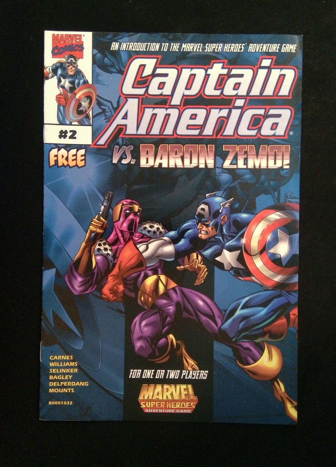 Captain America Vs. Baron Zemo #2 MARVEL Comics 1998 VF/NM