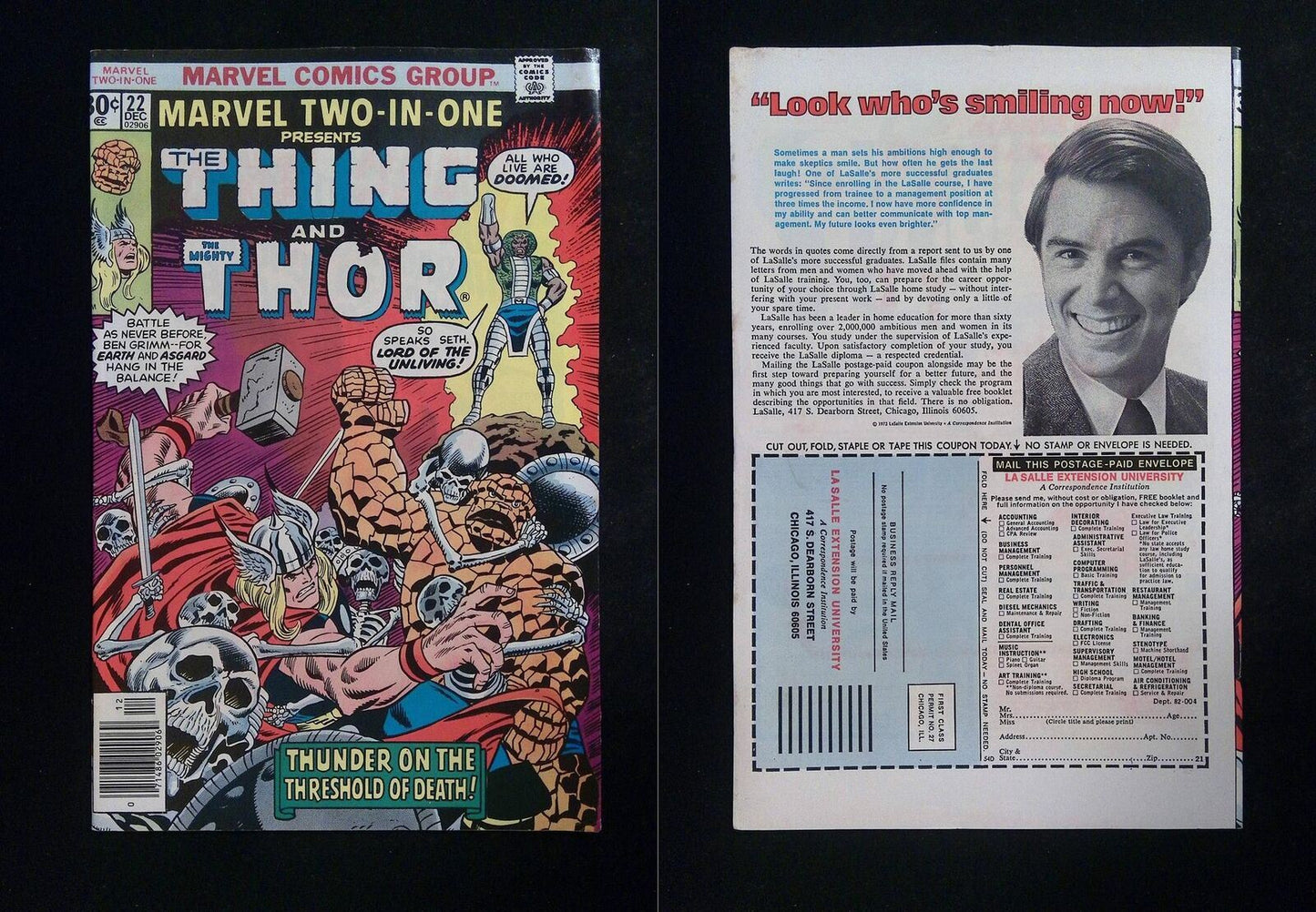 Marvel Two-In-One #22 Marvel Comics 1976 VF- Newsstand