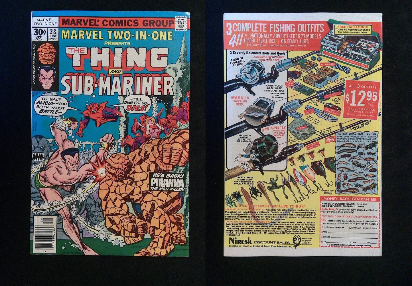Marvel Two-In-One #28 Marvel Comics 1977 VF- Newsstand