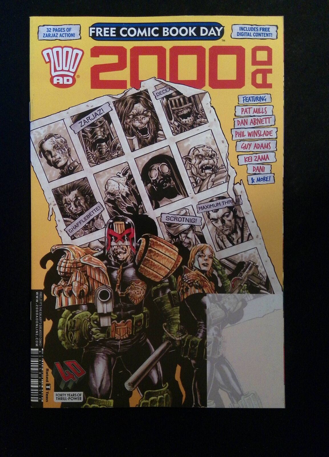 2000 AD FCBD #2017 REBELLION Comics 2017 NM-