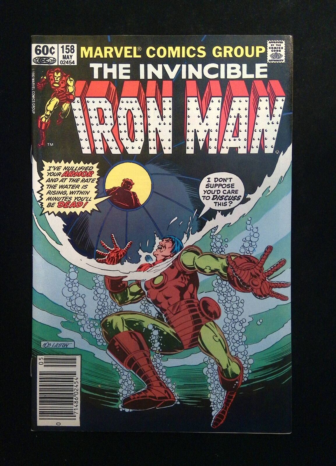 Iron Man #158 MARVEL Comics 1982 VF- NEWSSTAND