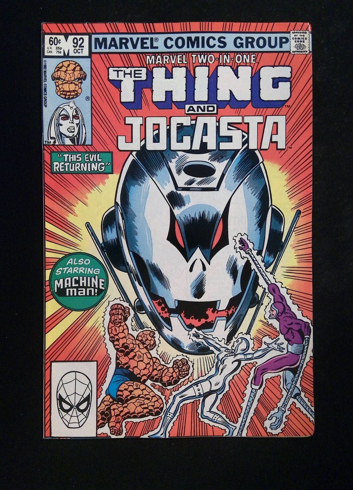 Marvel Two-In-One #92 Marvel Comics 1982 VF
