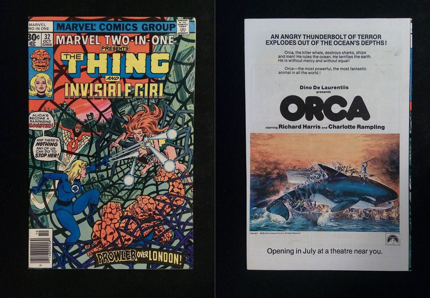 Marvel Two-In-One #32 Marvel Comics 1977 VF Newsstand