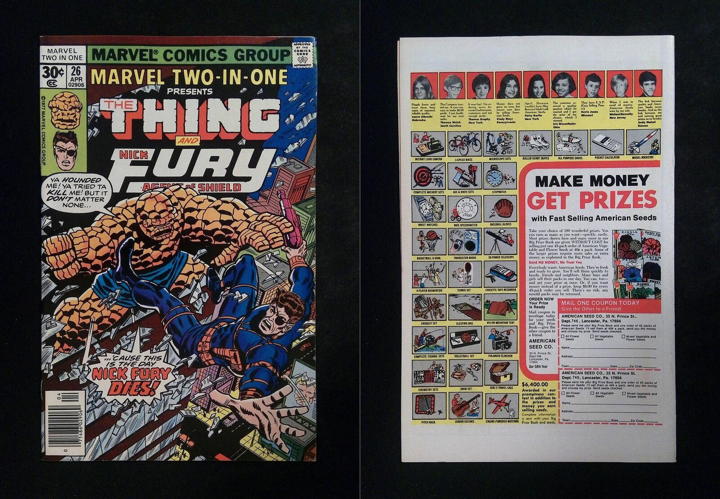 Marvel Two-In-One #26 Marvel Comics 1977 VF Newsstand