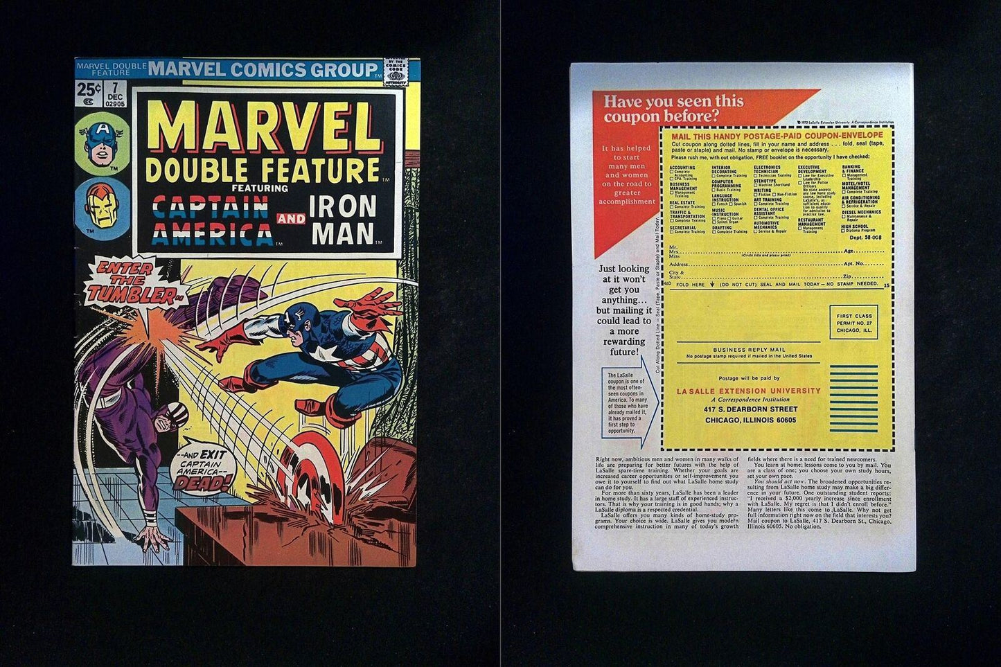 Marvel Double Feature #7 MARVEL Comics 1974 VF