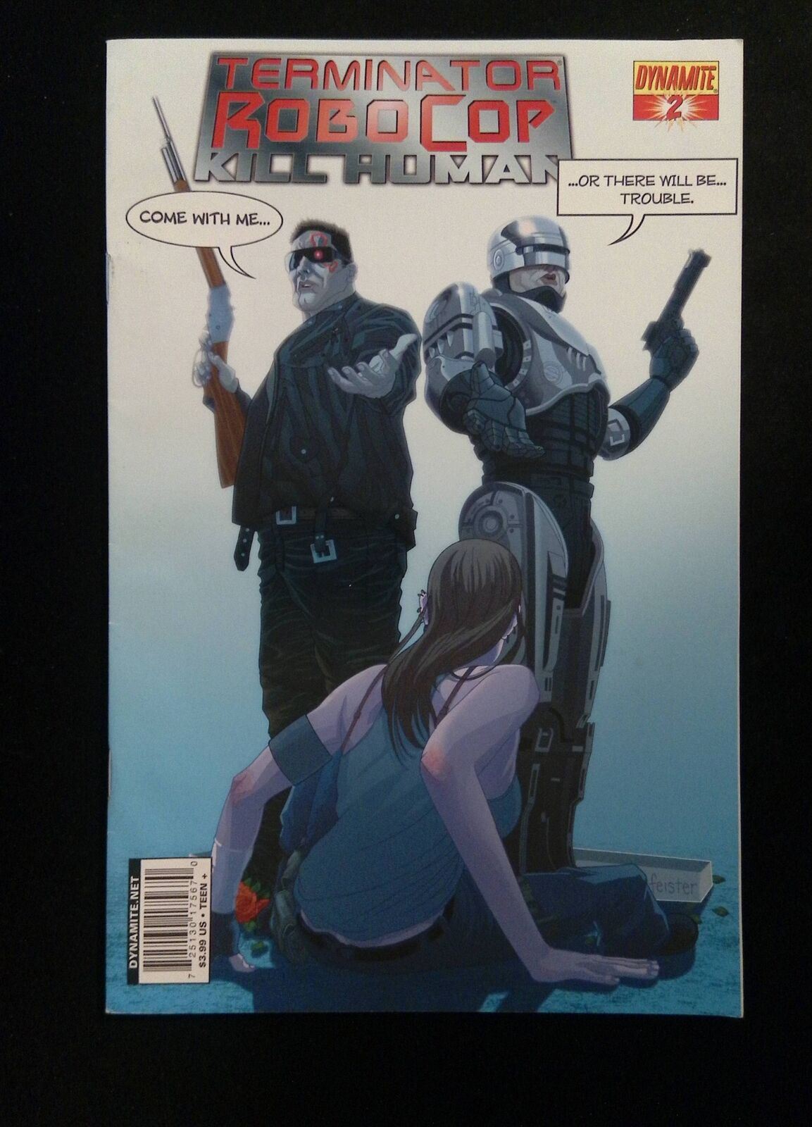 Terminator Robocop Kill Human #2C DYNAMITE 2011 VF+ FEISTER, WILLIAMS VARIANT