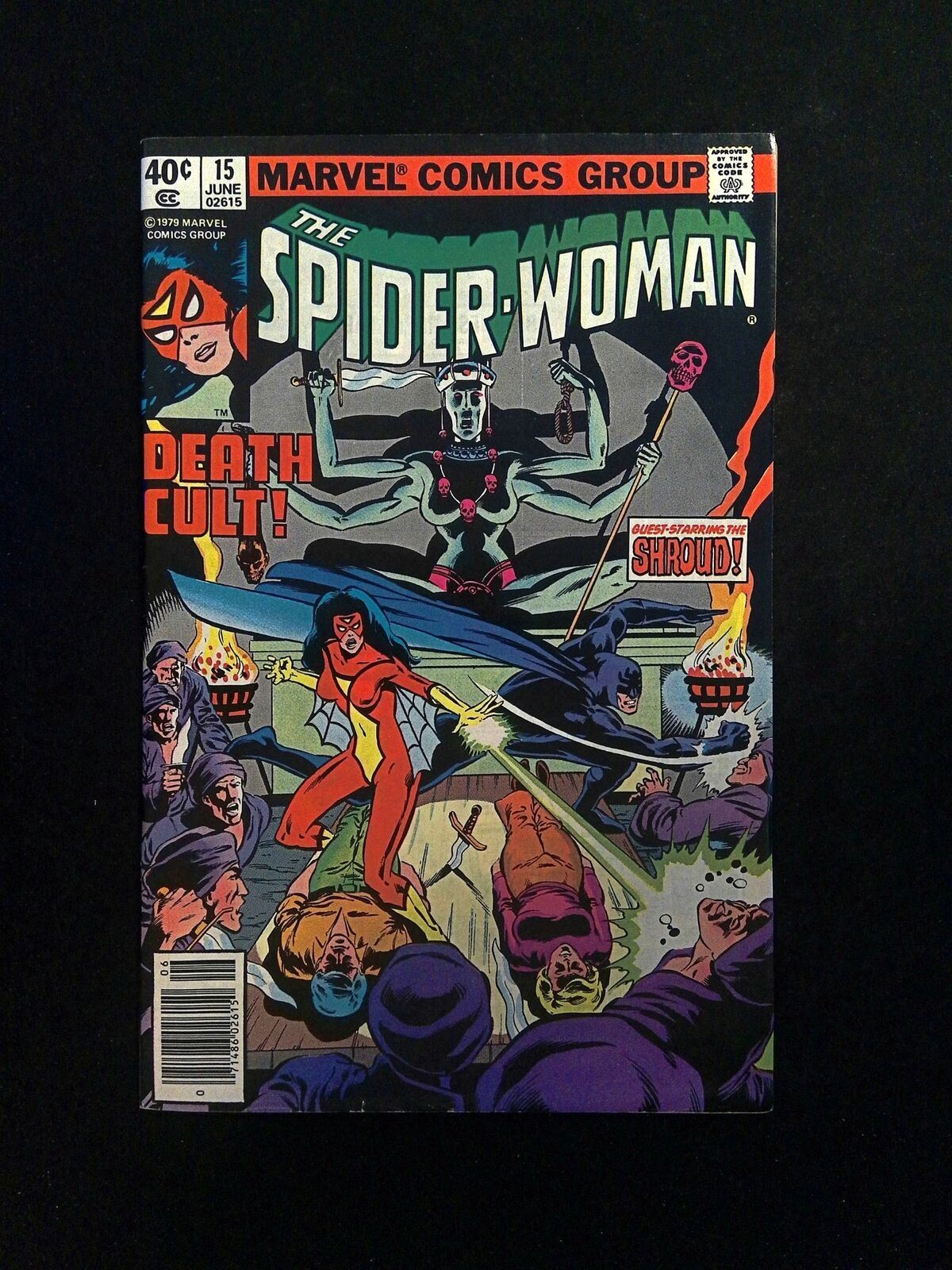 Spider-Woman #15 MARVEL Comics 1979 VF NEWSSTAND