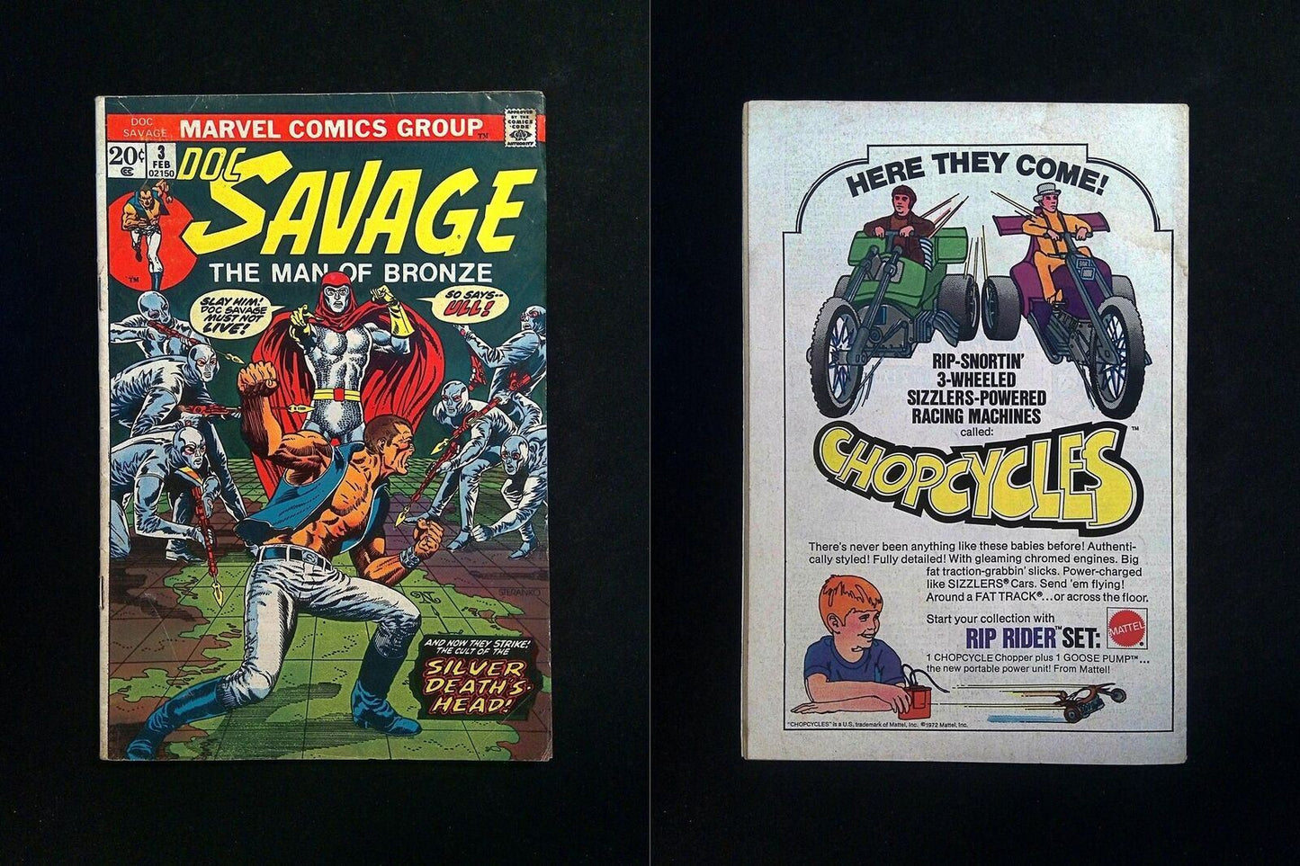 Doc Savage #3 MARVEL Comics 1973 FN-