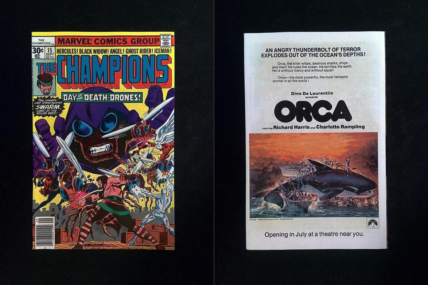 Champions #15 MARVEL Comics 1977 VF NEWSSTAND