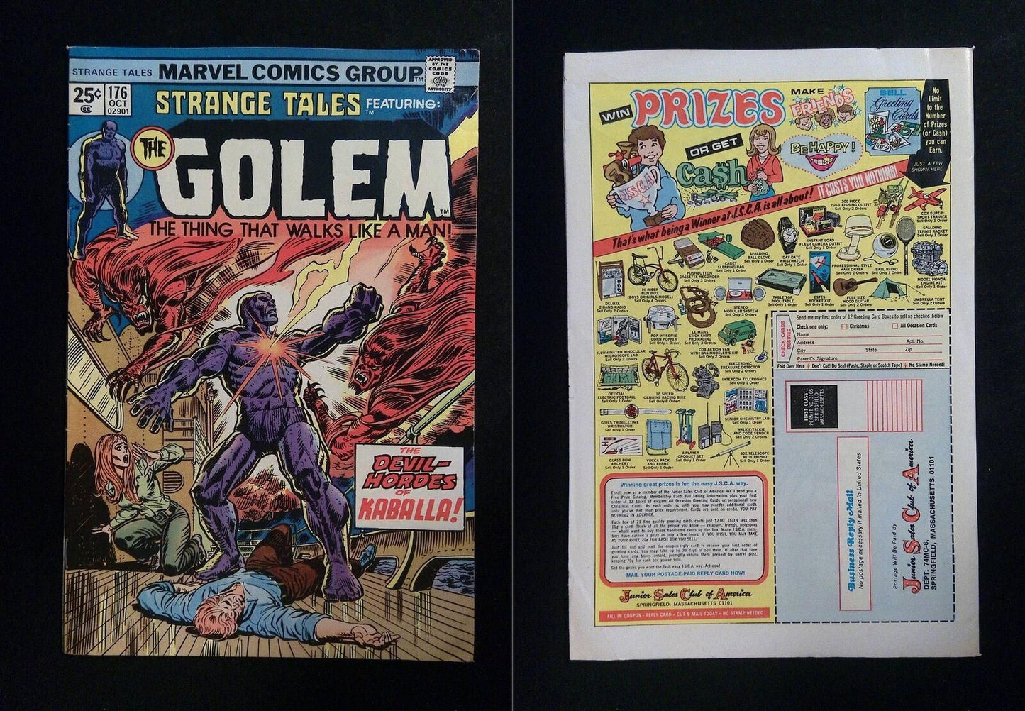 Strange Tales #176 Marvel Comics 1974 VF-