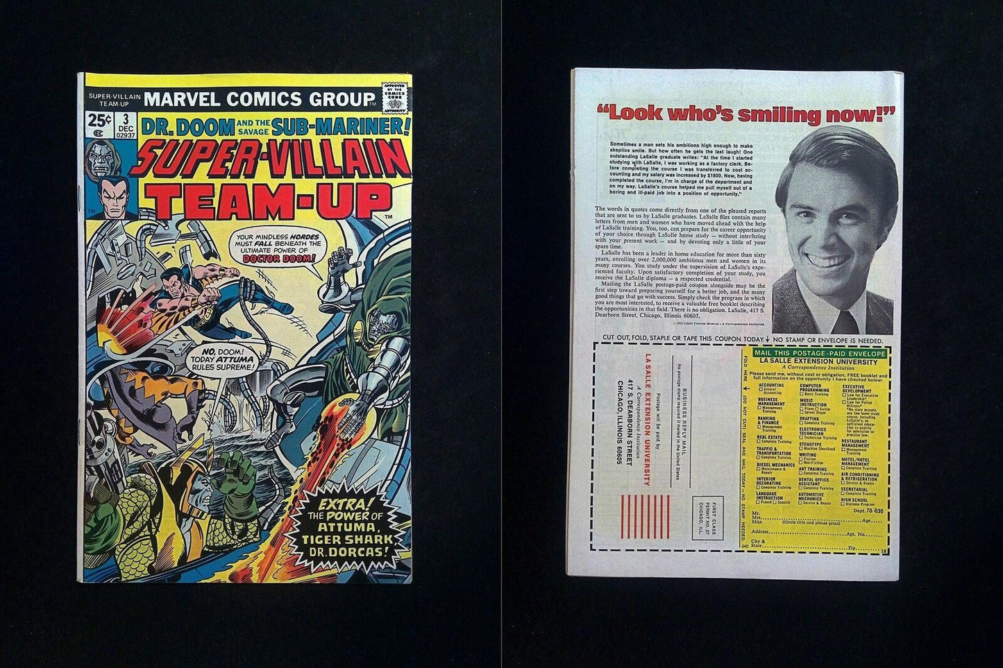 Super-Villain Team-Up #3 MARVEL Comics 1975 VF-