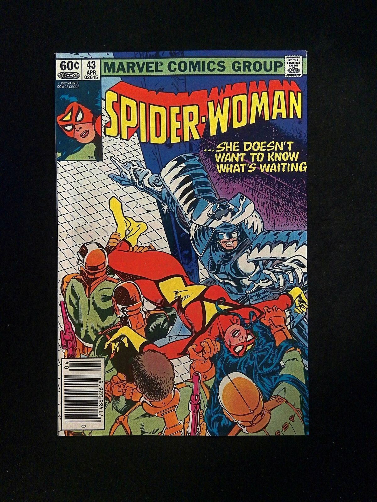 Spider-Woman #43 MARVEL Comics 1982 VF+ NEWSSTAND