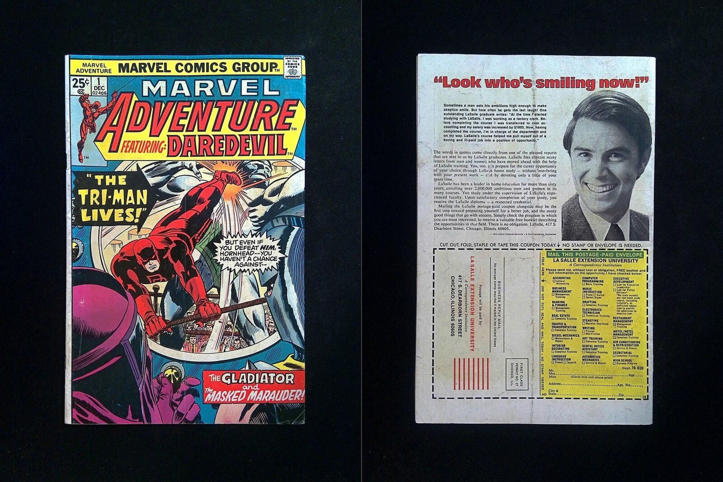 Marvel Adventure Featuring Daredevil #1 MARVEL Comics 1975 FN/VF