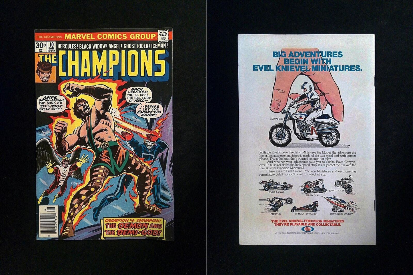 Champions #10 MARVEL Comics 1977 VF NEWSSTAND