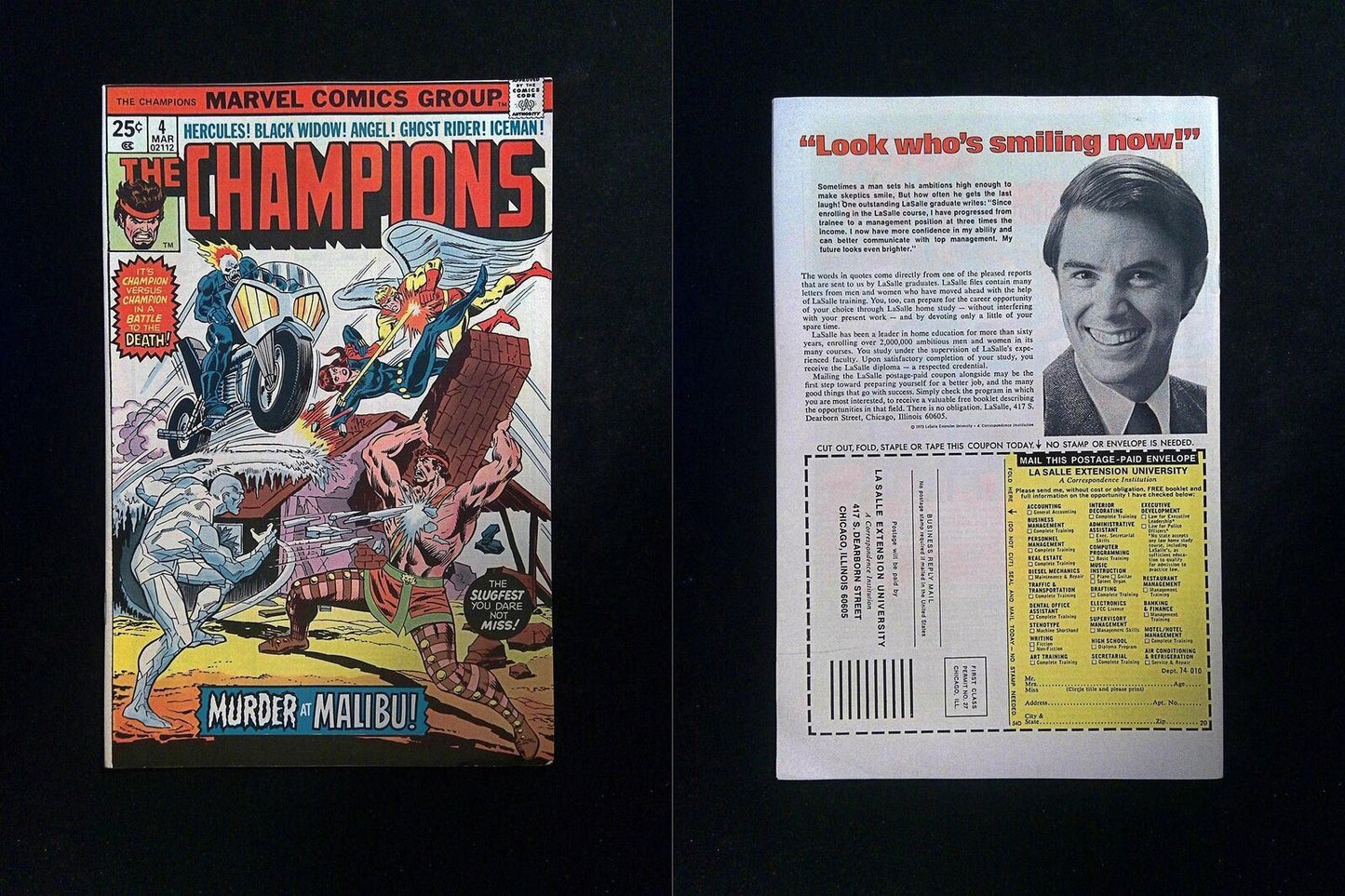 Champions #4 MARVEL Comics 1976 VF
