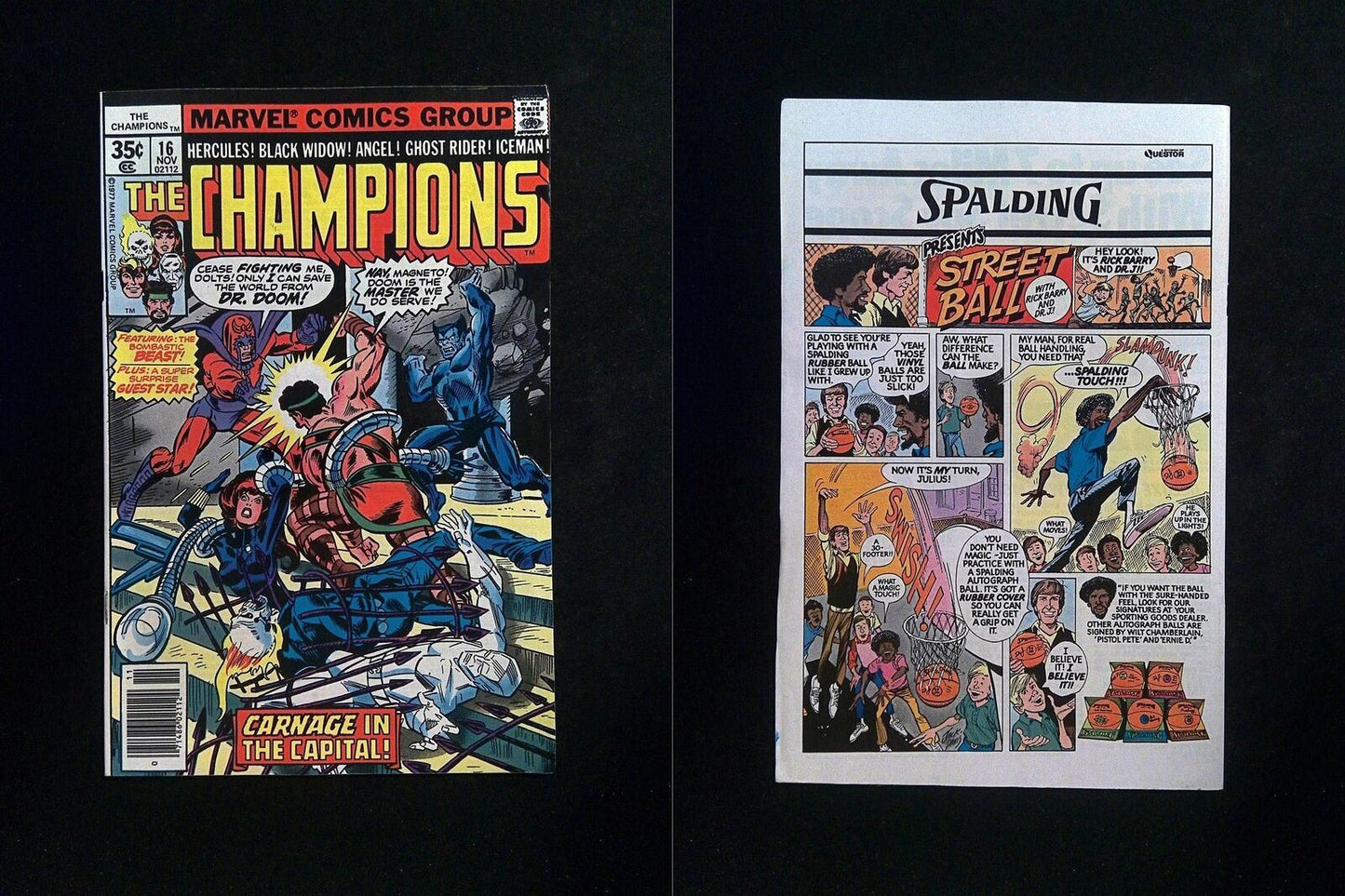 Champions #16 MARVEL Comics 1977 VF+ NEWSSTAND