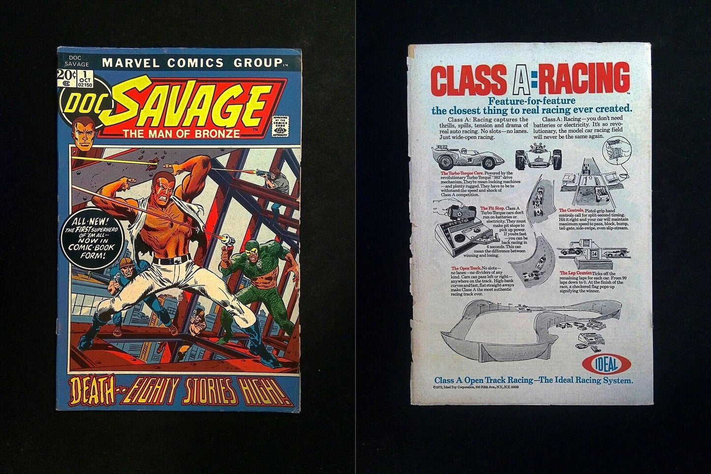 Doc Savage #1 MARVEL Comics 1972 FN