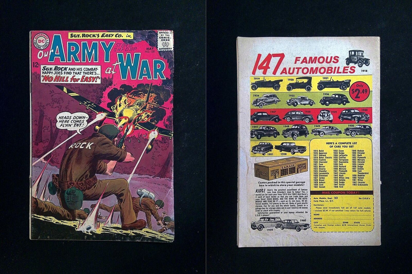 Our Army At War #130 DC Comics 1963 GD+