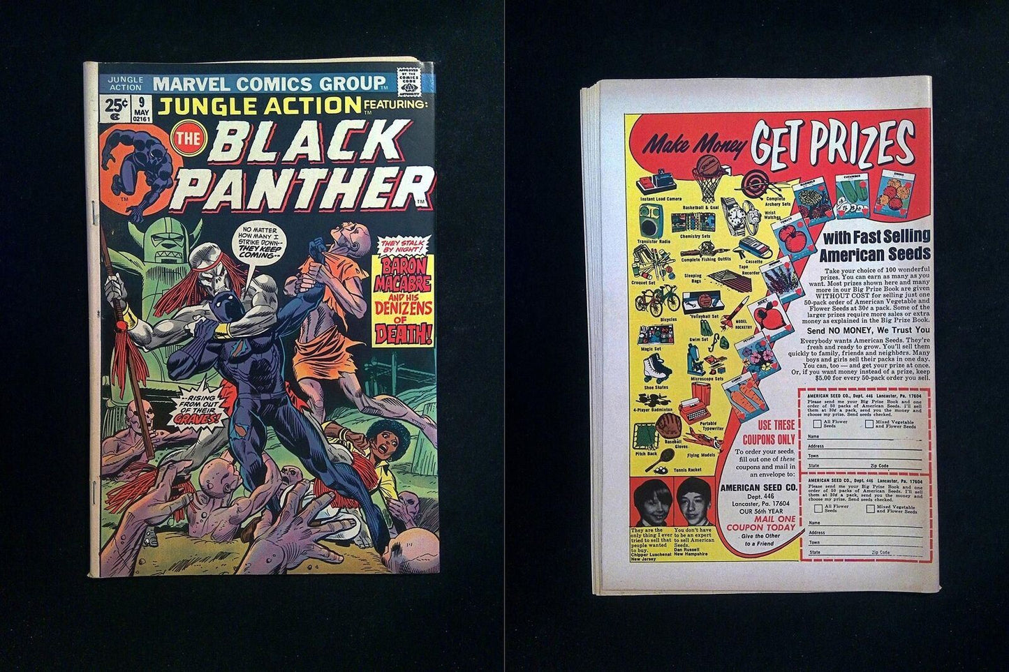 Jungle Action #9 MARVEL Comics 1974 VG+