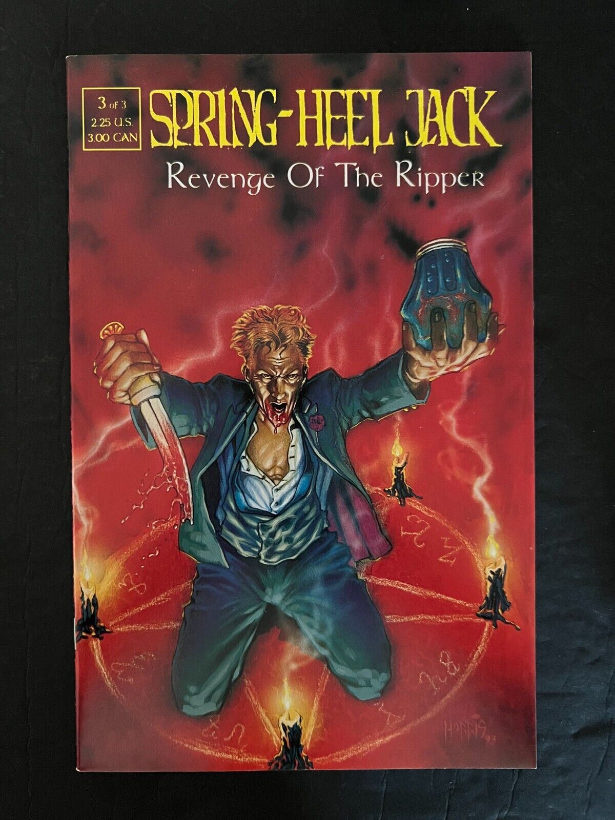 Spring Heel Jack Revenge of the Ripper Full Set #1-3 REBEL STUDIOS 1993 NM