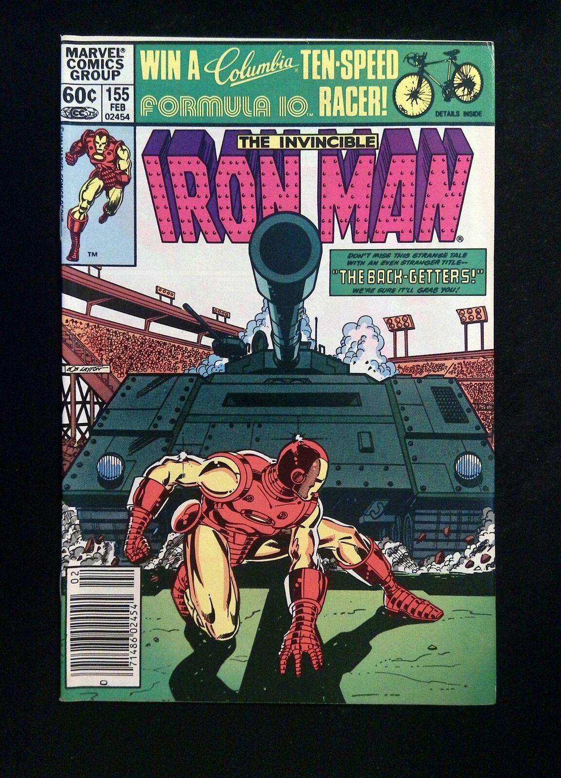 Iron Man #155 Marvel Comics 1982 VF+ WHITMAN VARIANT