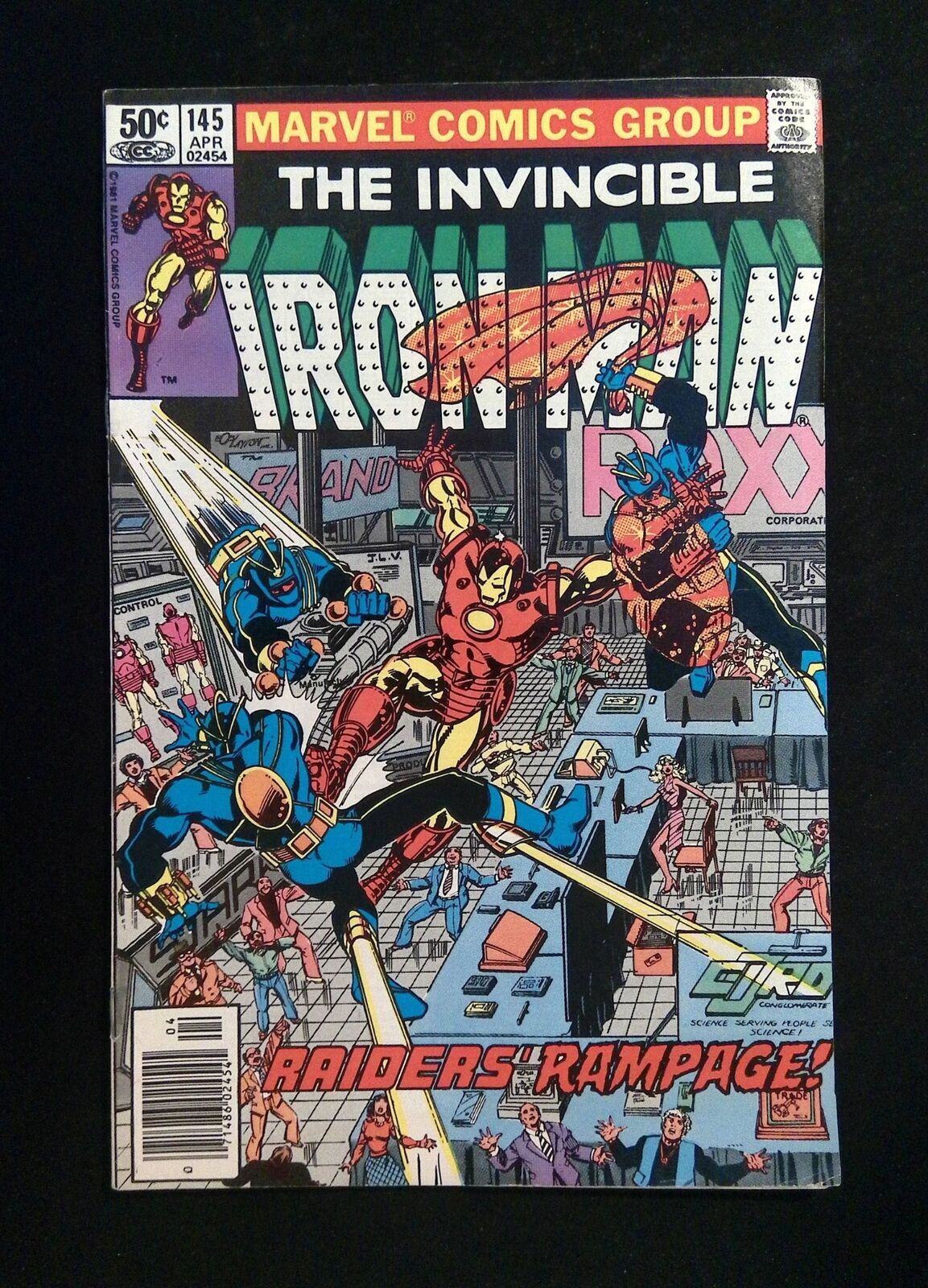 Iron Man #145 Marvel Comics 1981 VF- Newsstand