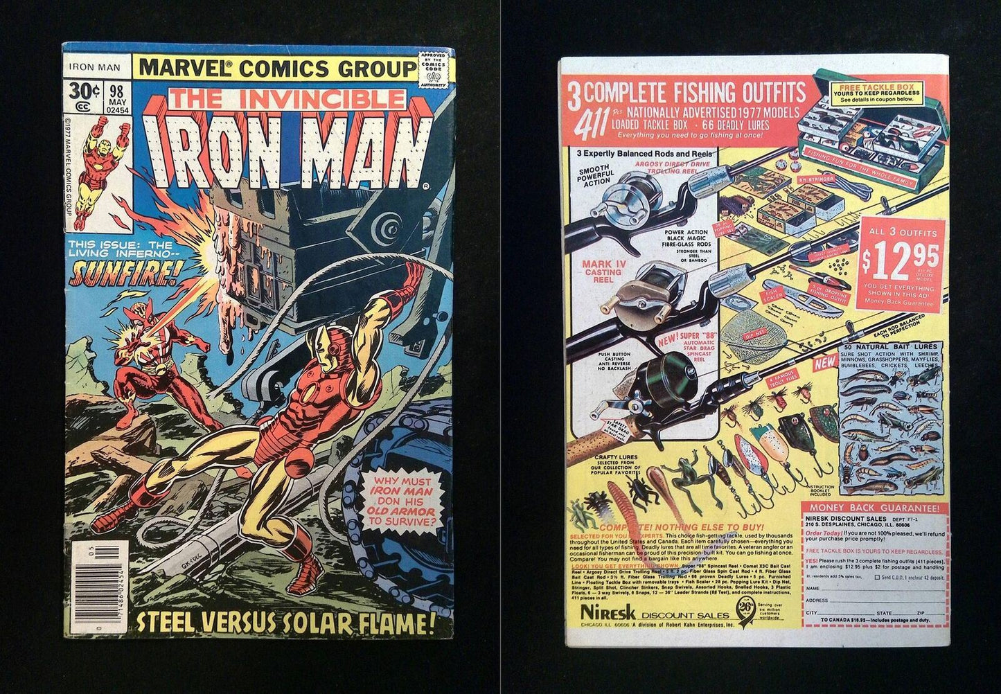 Iron Man #98 Marvel Comics 1977 VF- Newsstand