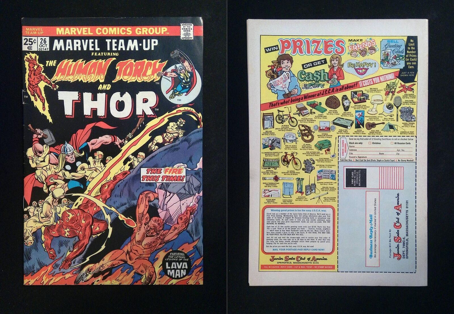 Marvel Team-Up #26 MARVEL Comics 1974 VF-