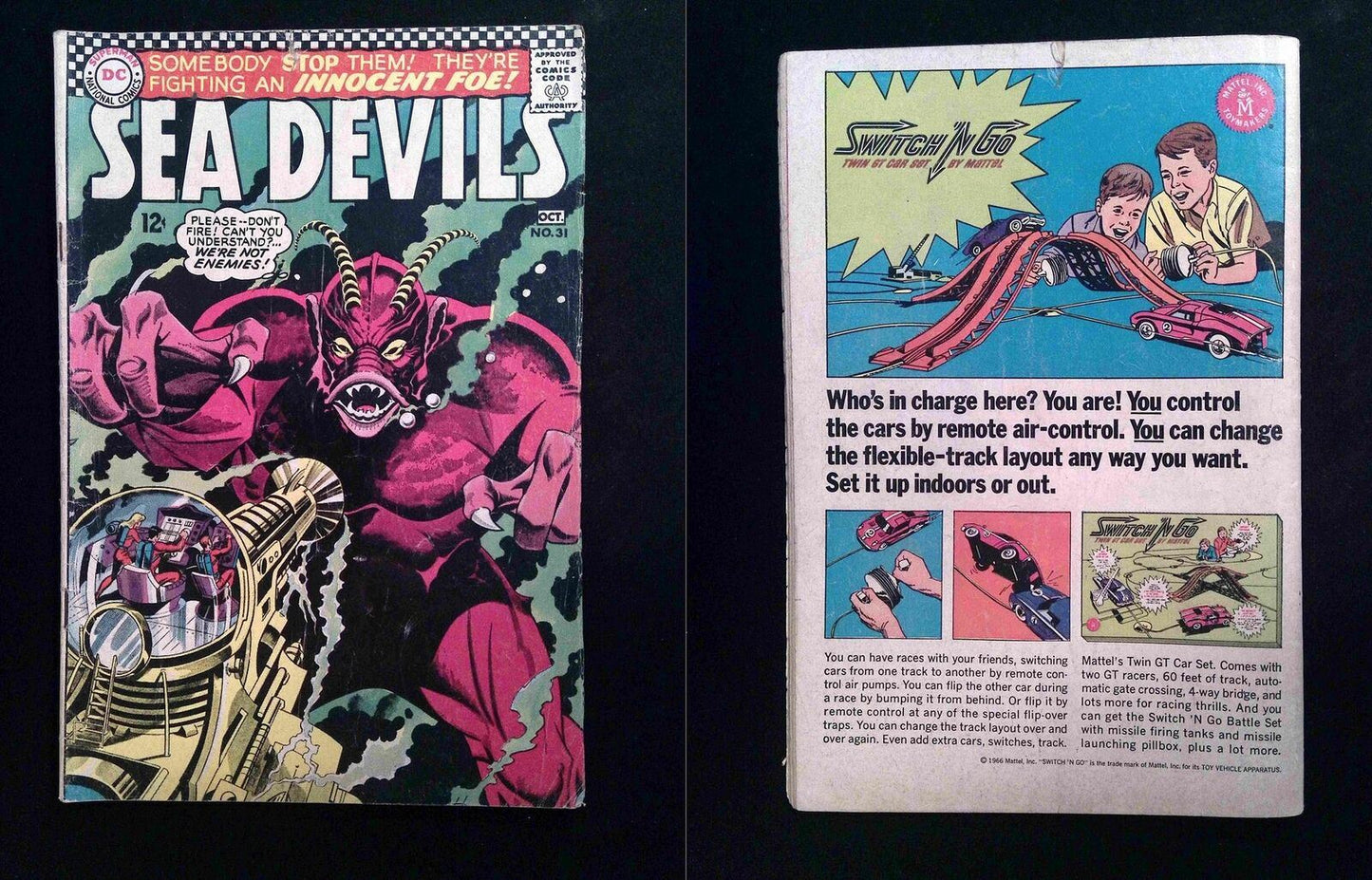Sea Devils #31 DC Comics 1966 VG-