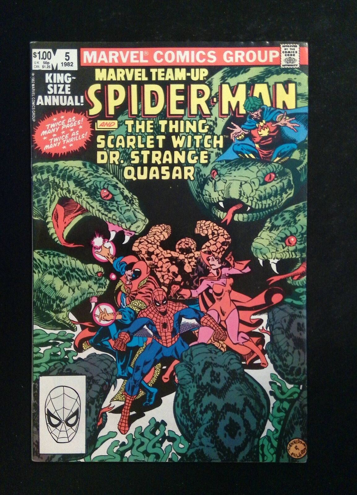 Marvel Team-Up Annual #5 MARVEL Comics 1982 VF+