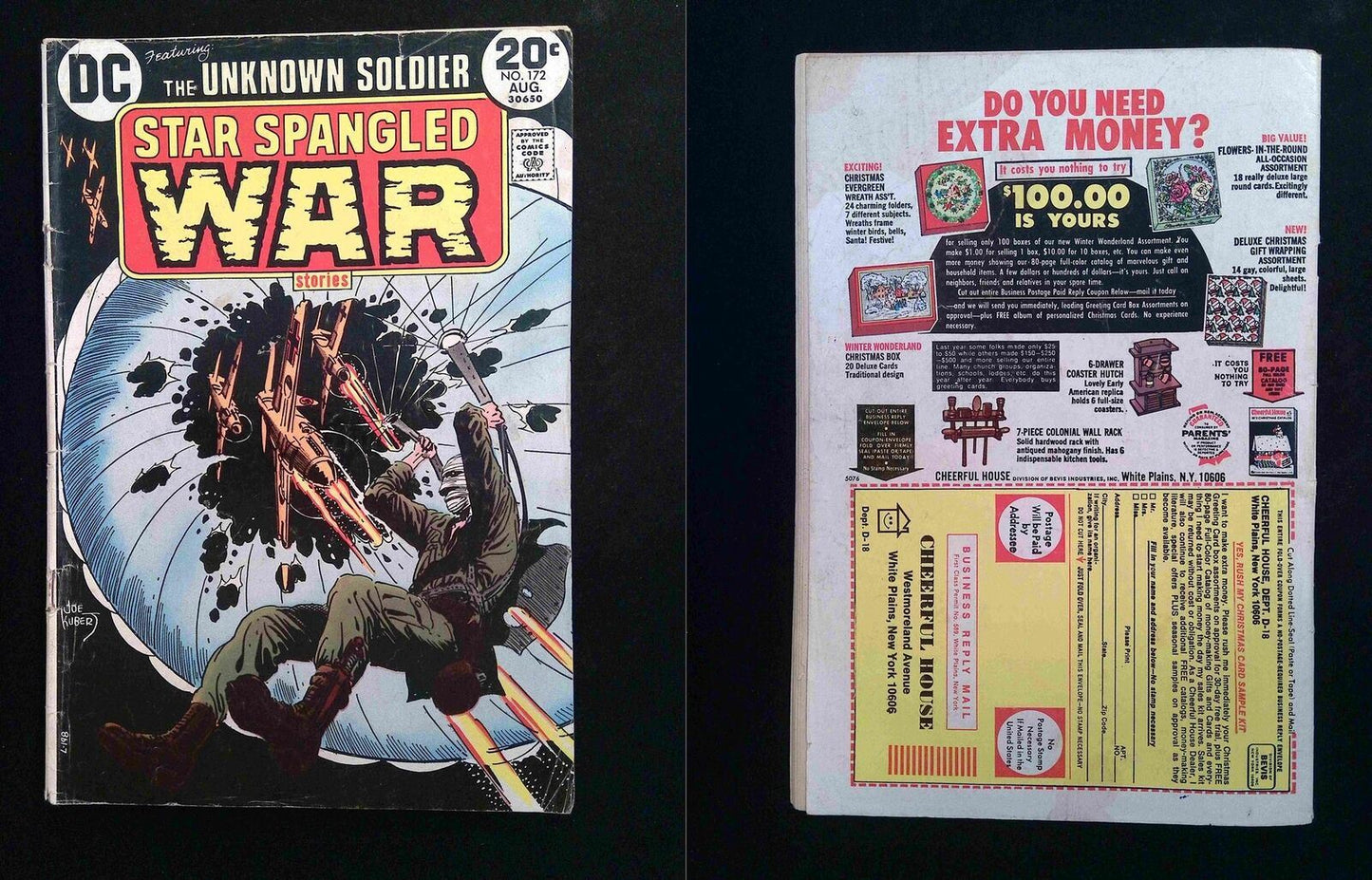 Star Spangled War Stories #172 DC Comics 1973 VG