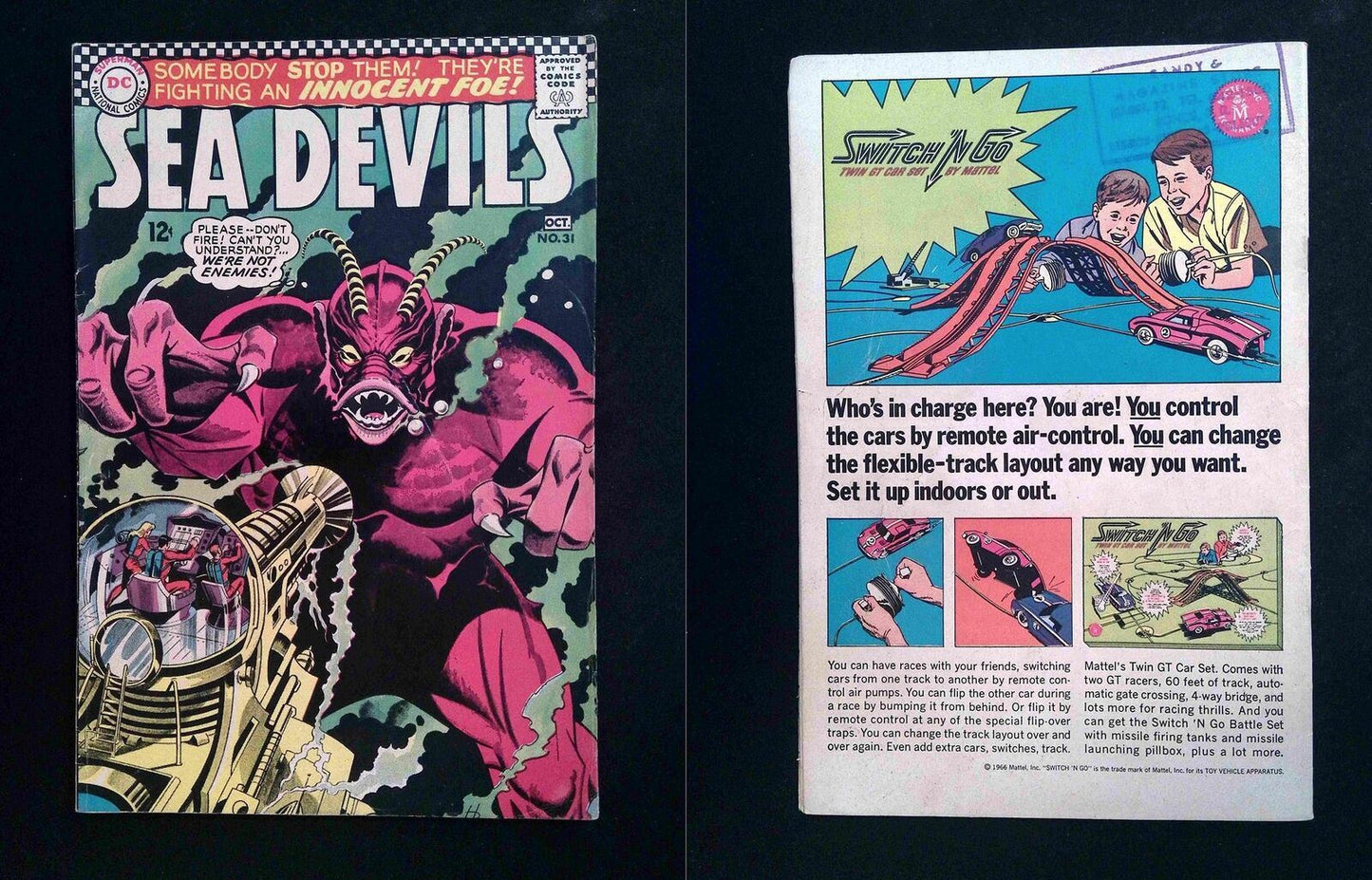 Sea Devils #31 DC Comics 1966 VG+