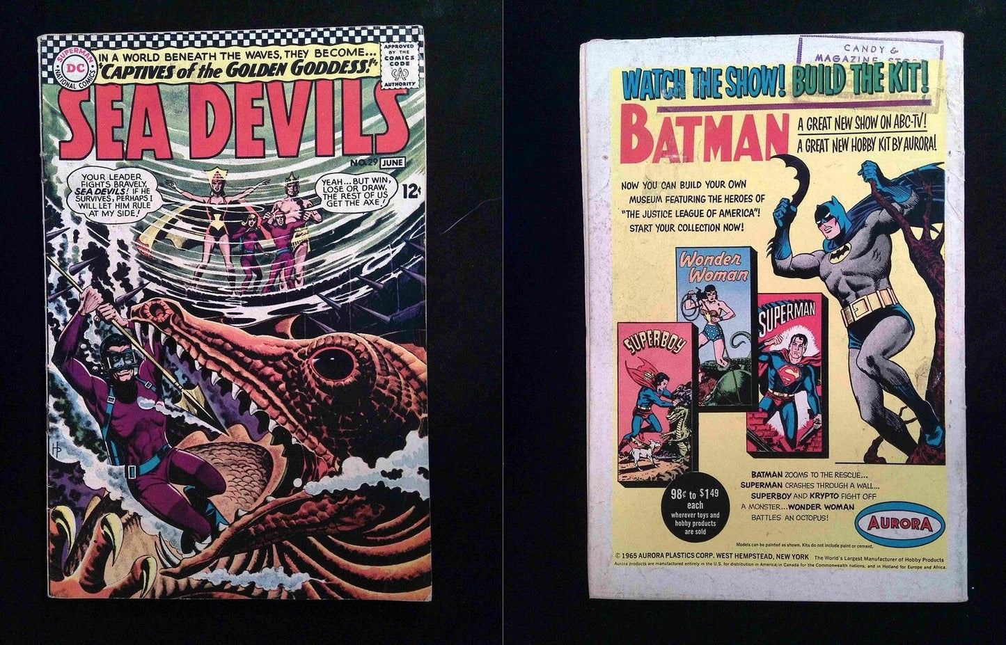 Sea Devils #29 DC Comics 1966 VG+