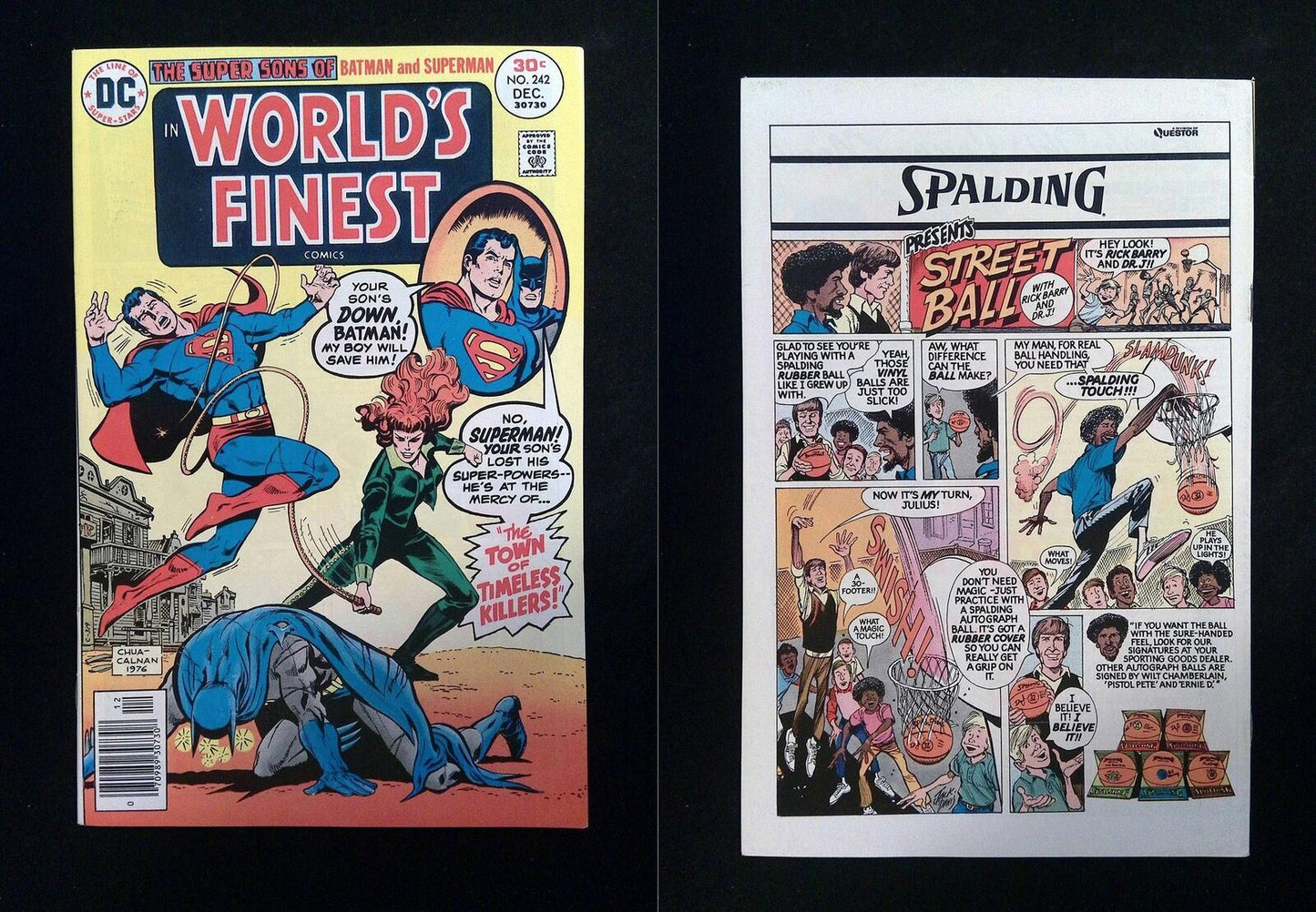 World's Finest #242 DC Comics 1976 VF+ NEWSSTAND