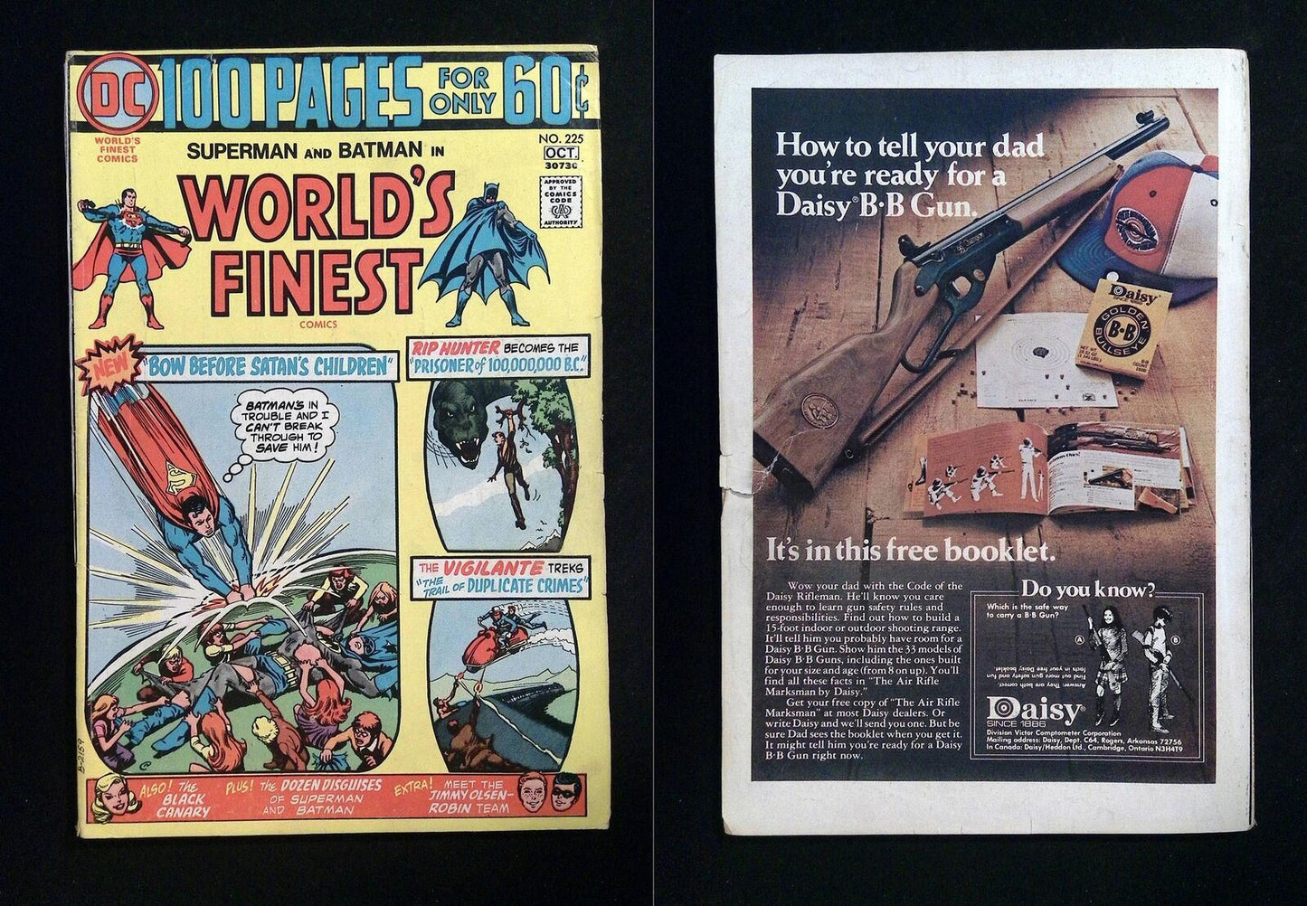 World's Finest #225 DC Comics 1974 VG/FN