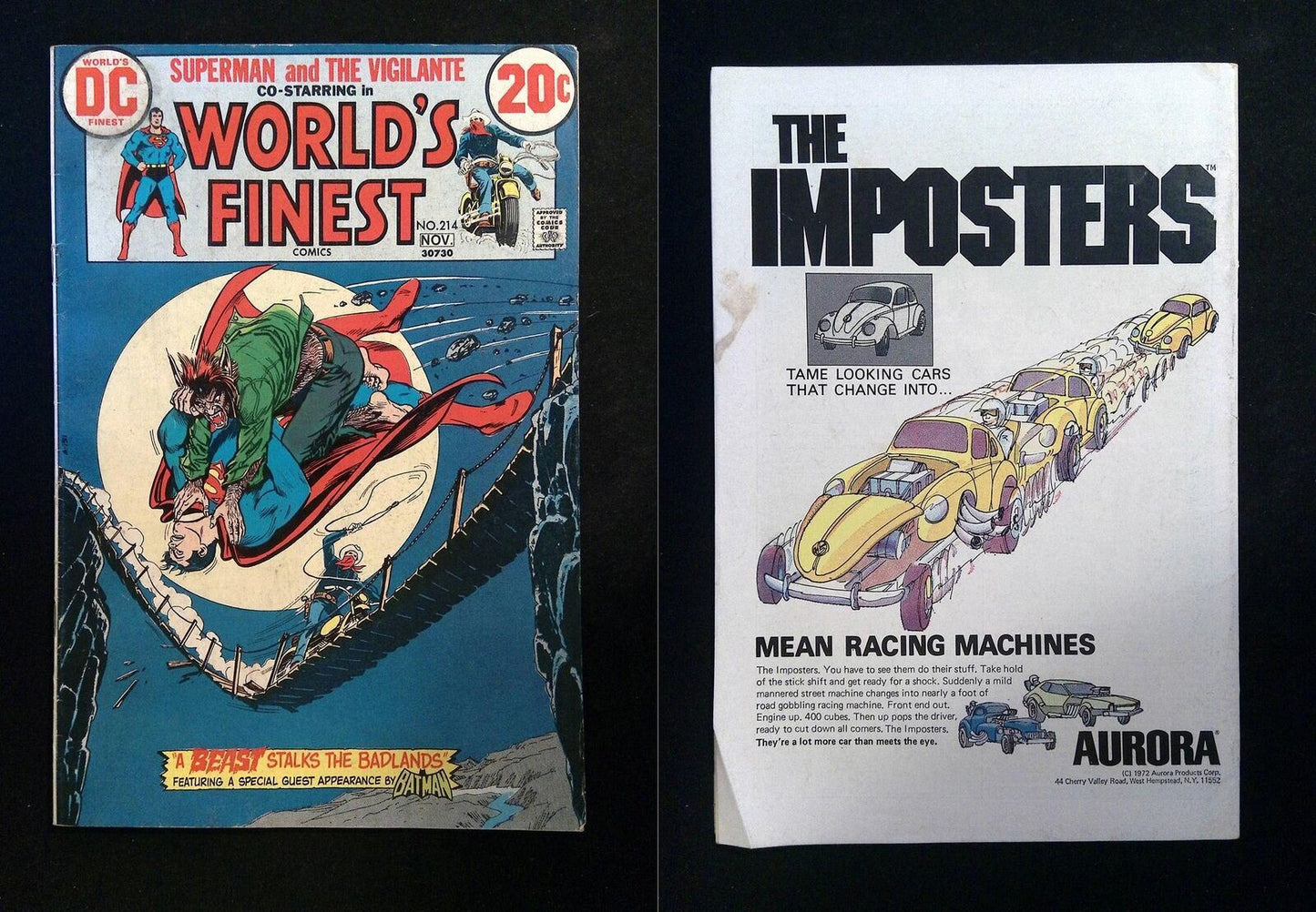 World's Finest #214 DC Comics 1972 FN+